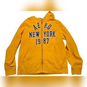 Aeropostale Men's Yellow Hoodie [XL]